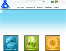 Tablet Screenshot of jhfprodutosquimicos.com.br